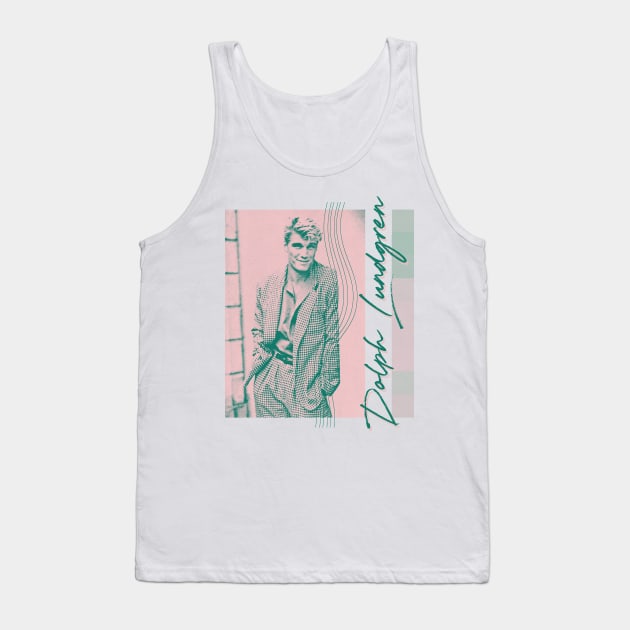 Dolph Lundgren / 80s Style Movie Fan Gift Tank Top by unknown_pleasures